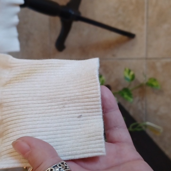 DOLLSKILL CURRENT MOOD XXL LONG-SLEEVED SWEATER WITH HUGE CAT FACE CREAM COLOR - Picture 7 of 12